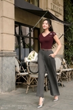 (6 màu) Áo cotton thun trễ vai