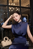 (3 màu) Áo sơ mi kiểu Lụa hè tay hến dịp