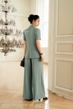 Áo vest suông Gabardine công sở