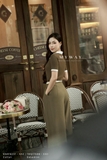 (3 màu) Quần ống suông công sở xếp ly eo