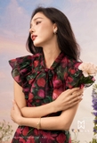 Áo kiểu cổ nơ tay bèo cánh tiên