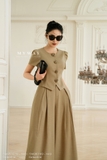 Quần Gabadine xếp ly suông A