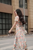 Chân váy xòe hoa lining cupro