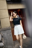 (5 màu) Quần short cạp cao dáng cơ bản