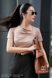 Quần lửng boom dáng dài ngang bắp