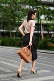 Quần lửng boom dáng dài ngang bắp