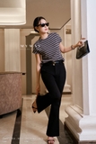 Quần dài ống loe dài qua mắt cá chân