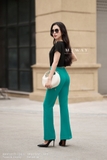 Quần công sở Gabadine ống vẩy