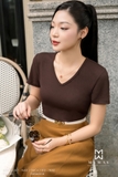 Chân váy A Gabadine công sở