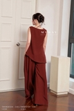 Áo kiểu suông cổ biến kiểu dài chùm mông