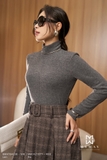 Áo len dáng ôm phối cổ lọ