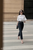 (4 màu) Quần baggy dài qua bắt cá chân basic