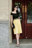 Áo Cotton basic dài ngang hông tay ngắn