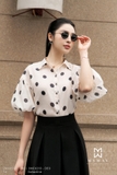 (2 màu) Chân váy xoè xếp ly trơn cao cao