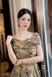 (4 màu) Đầm xòe dáng cổ biến kiểu