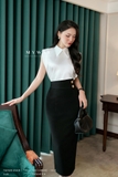 (3 màu) Áo sơ mi kiểu Lụa hè tay hến dịp