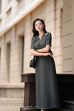 Chân váy xòe Garbadine công sở