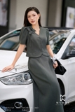 Chân váy xòe Garbadine công sở