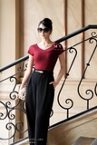 Quần dáng Baggy Garbadine công sở