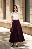 (11 màu) Chân váy xòe Garbadine công sở
