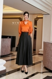(3 màu) Áo kiểu tay lỡ cổ cut-out phối vạt