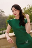 Áo kiểu crop thắt nơ