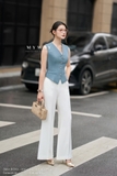 (9 màu) Áo gile cổ tim 4 khuy