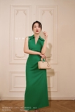 Chân váy suông A Garbadine công sở
