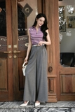 (3 màu) Áo Cotton ôm vừa dáng cổ Đức