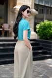 (3 màu) Áo cotton cổ Đức tay ngắn dáng cơ bản