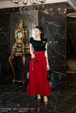 (2 màu) Áo Cotton basic dài ngang hông tay ngắn