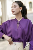Quần suông khóa trước dài qua mắt cá