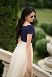 (6 màu) Áo cotton thun trễ vai
