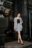 (4 màu) Chân váy xoè xếp ly dài trên gối trẻ trung