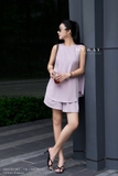 (3 màu) Quần short ống rộng dài trên gối