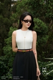 Chân váy A Garbadine công sở