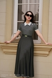Áo thun cotton kẻ ngang