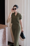 Quần baggy Garbadine công sở