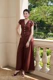 Áo kiểu dáng ôm vừa phối cổ tim