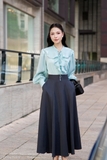 (11 màu) Chân váy xòe Garbadine công sở