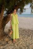 Quần suông A Linen xếp ly