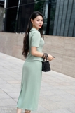 Chân váy chữ A suông dài qua bắp