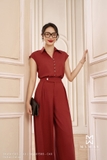 (2 màu) Áo sơ mi croptop bo eo tay hến