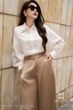 (2 màu) Quần suông A Lụa Taffeta