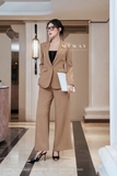 Áo vest suông vừa dáng cổ 2 ve