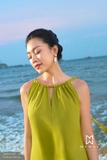 Đầm maxi Hè suông Cotton Calico