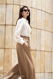 (2 màu) Quần suông A Lụa Taffeta