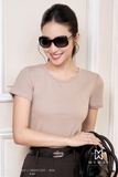 (5 màu) Áo thun cotton ngắn tay basic