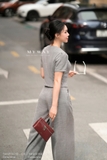 (4 màu) Áo kiểu ngắn tay đính hoa 3D