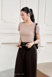 (5 màu) Áo thun cotton ngắn tay basic